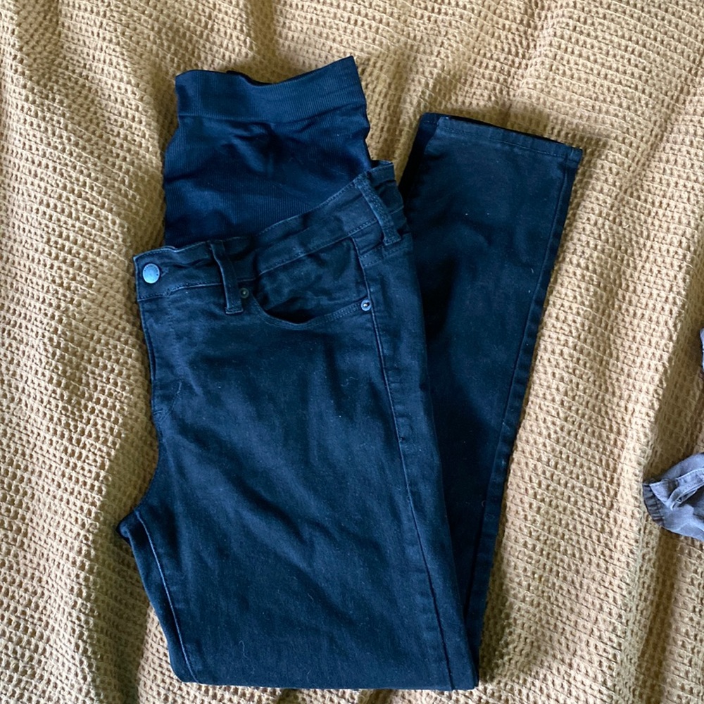 Blanqi black maternity jeans